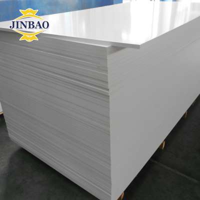 JINBAO manufacturing process price list products raw material pvc foam board for cabinet furniture