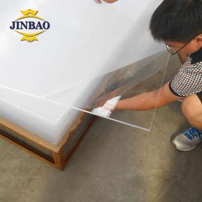 JINBAO white high gloss acrylic sheet opal PMMA plates Polymethyl Methacrylate very fair price