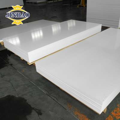 JINBAO  1220x2440mm pvc raw material 1-30mm thickness pvc panel door  pvc sheet for furniture coating