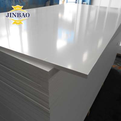 JINBAO China brand PVC formwork board cabinet use rigid PVC board 18mm 25mm thickness price