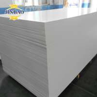 JINBAO china thickness 0.3mm a4 binding 1mm laminated white flexible pvc thermoforming sheet board